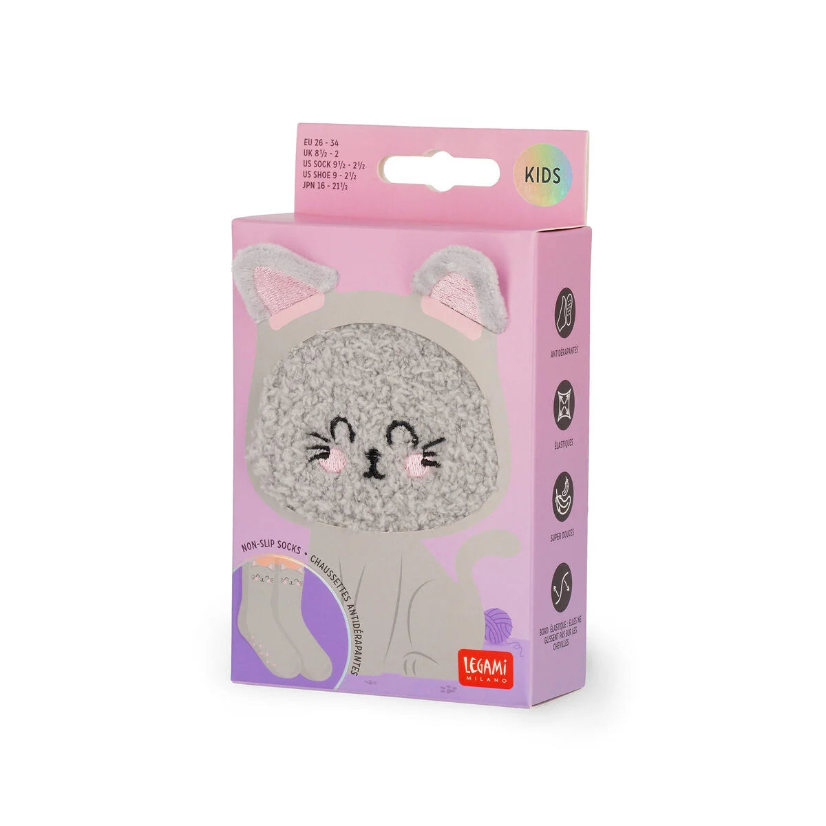 MEIAS NON-SLIP SOCKS - IT'S A MATCH! - KITTY