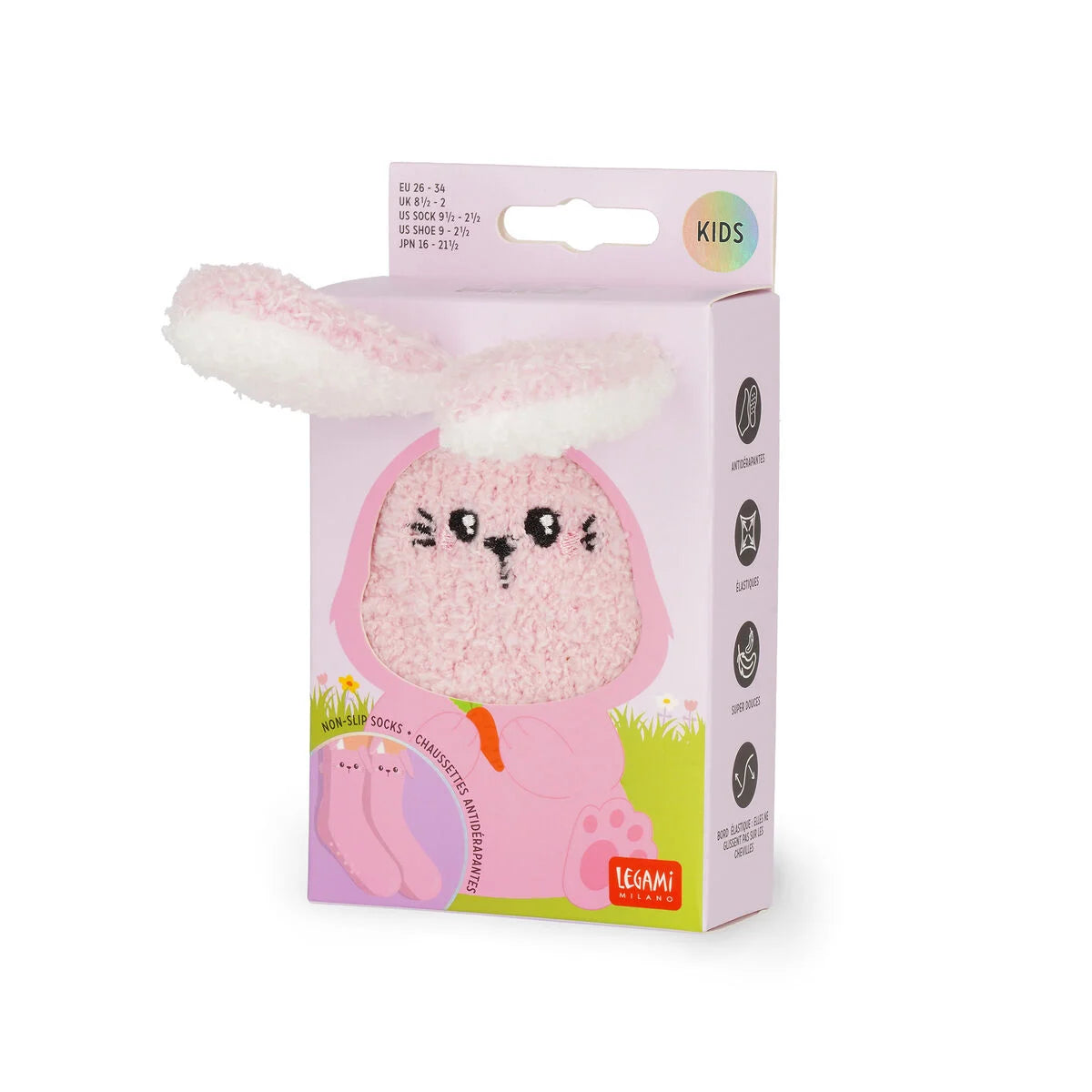 MEIAS NON-SLIP SOCKS - IT'S A MATCH! - BUNNY
