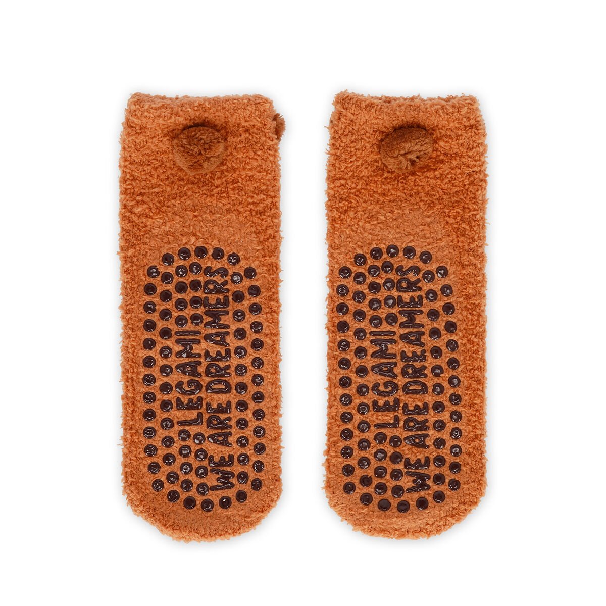MEIAS NON-SLIP SOCKS - IT'S A MATCH! - TEDDY BEAR