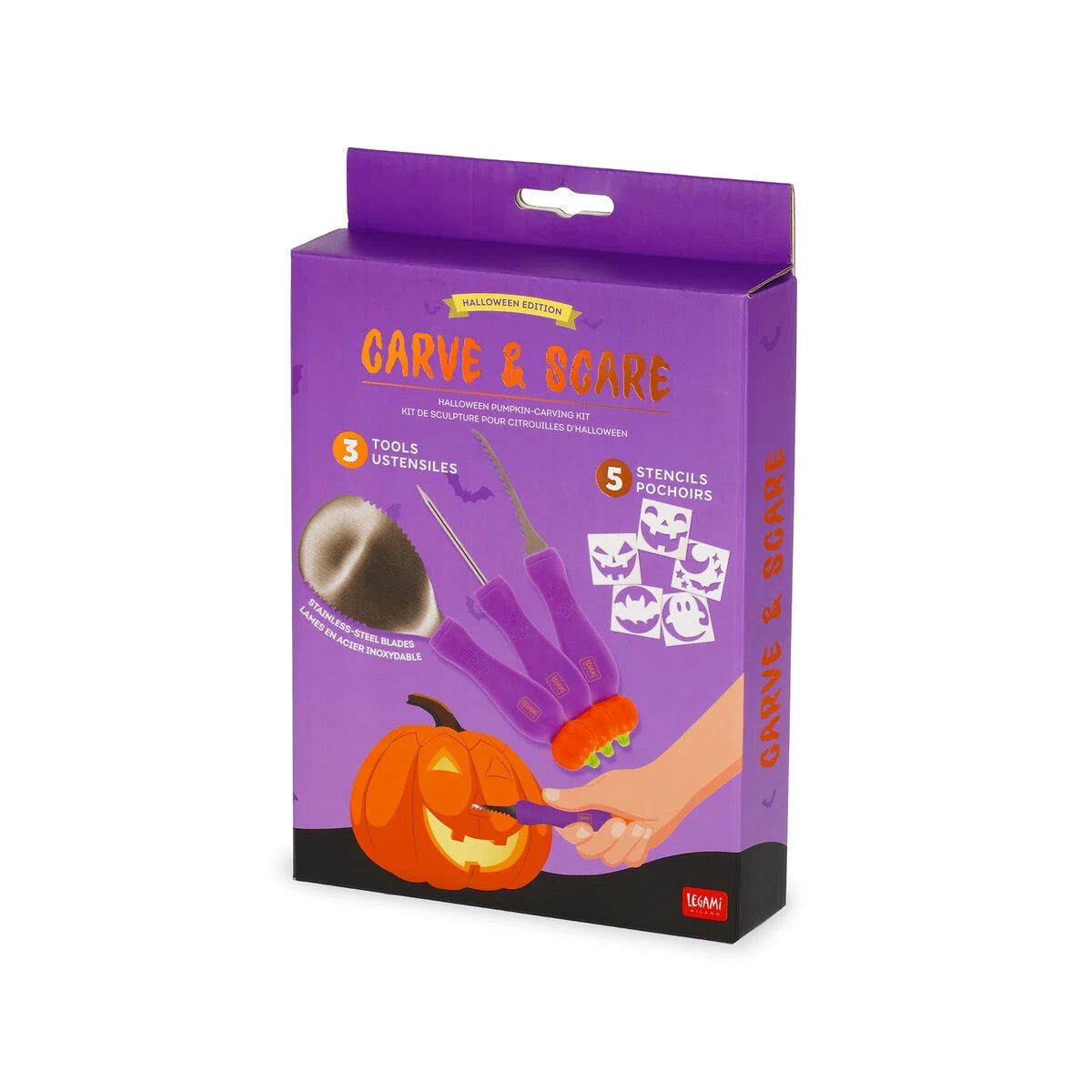 Halloween Pumpkin- Carving Kit - Carve & Scare
