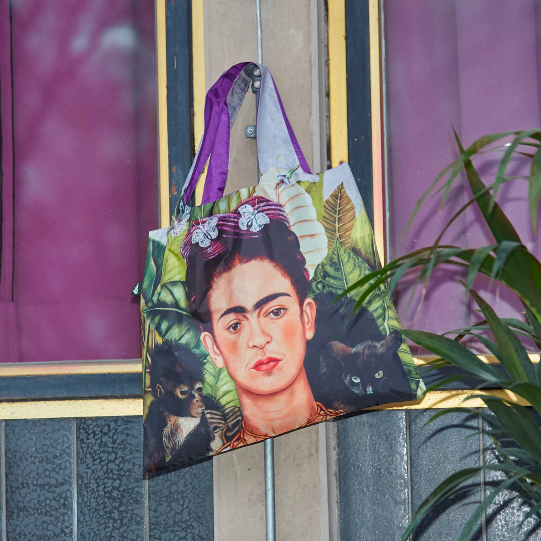 Tote Bag - Frida Kahlo "Self Portrait with Thorn Necklace and Hummingbird