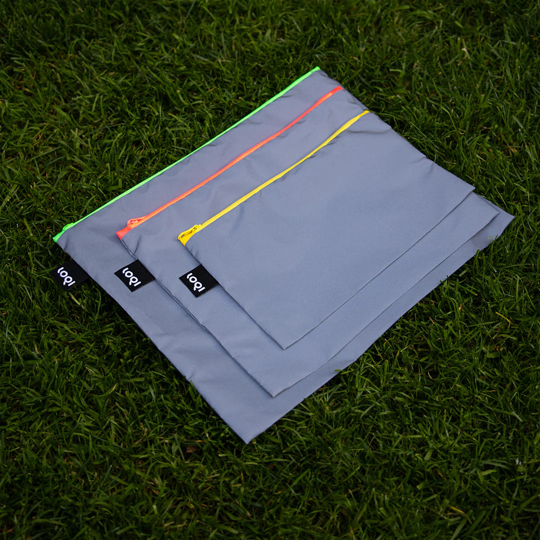 Reflective Neon Zip Pockets
