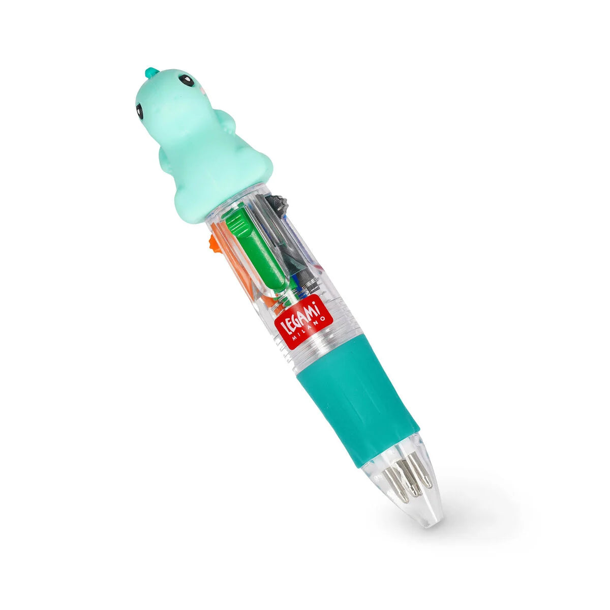 MINI 4-COLOUR BALLPOINT PEN - MINI MAGIC RAINBOW - DINO