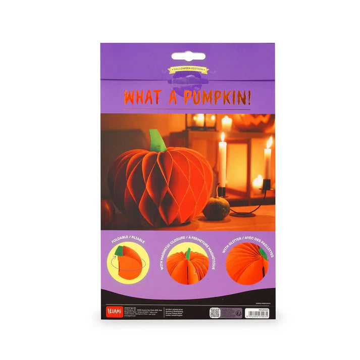 Foldable Paper Pumpkin - What A Pumpkin! - Pumpkin