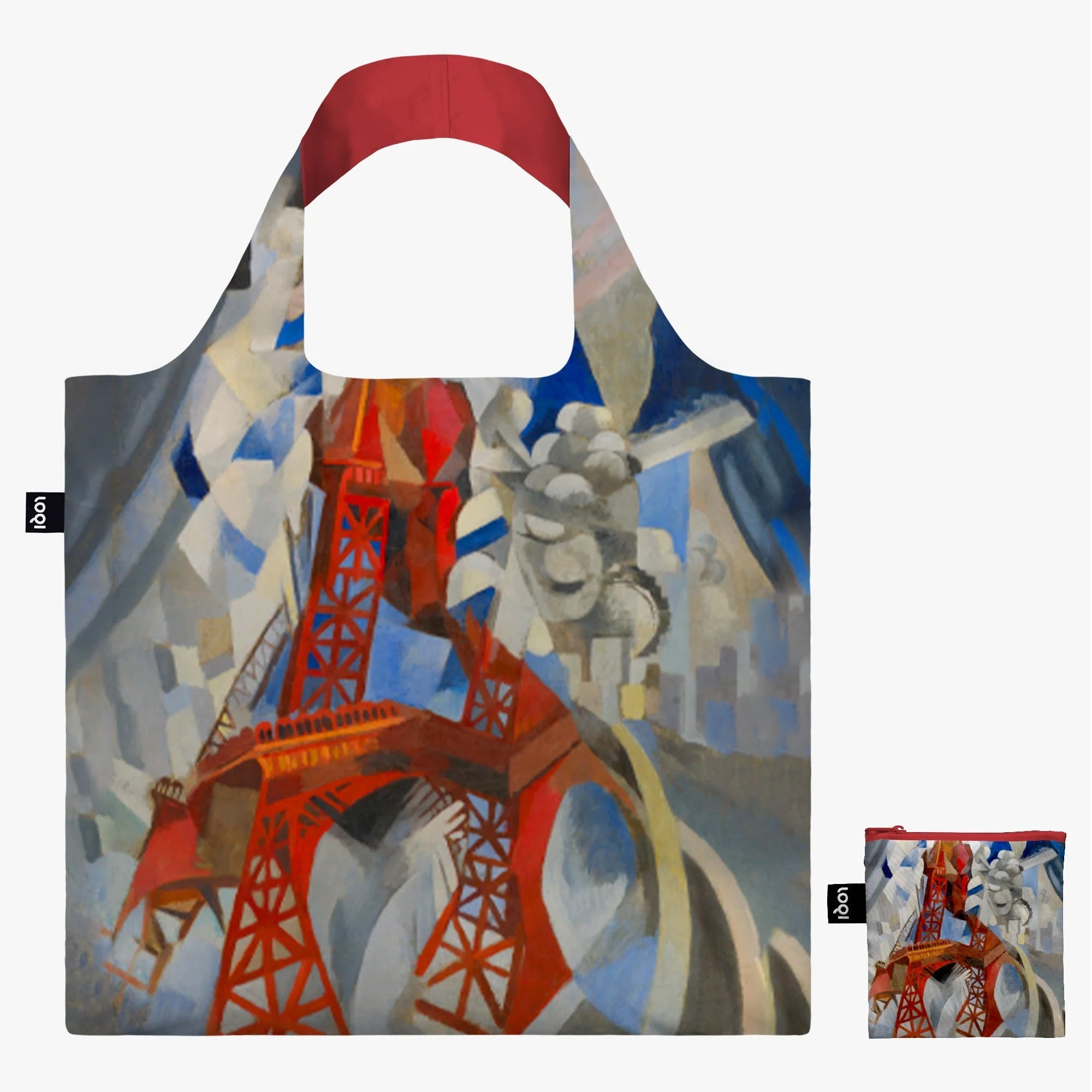 Tote Bag - Robert Delaunay "Red Eiffel Tower"
