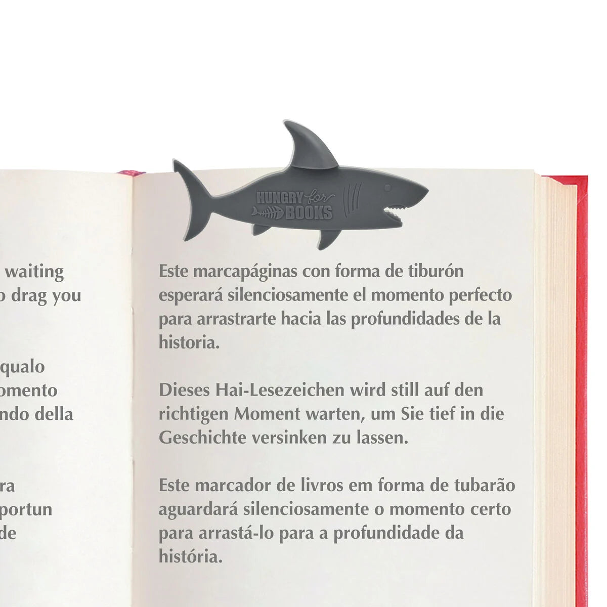 HUNGRY FOR BOOKS - SHARK BOOKMARK