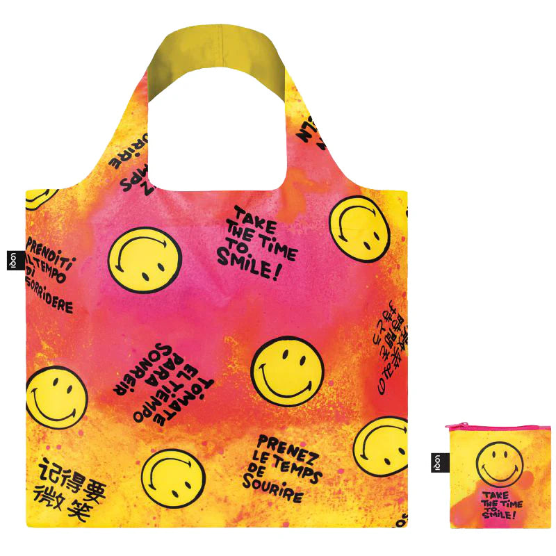 Tote Bag "Smiley Time To Smile"