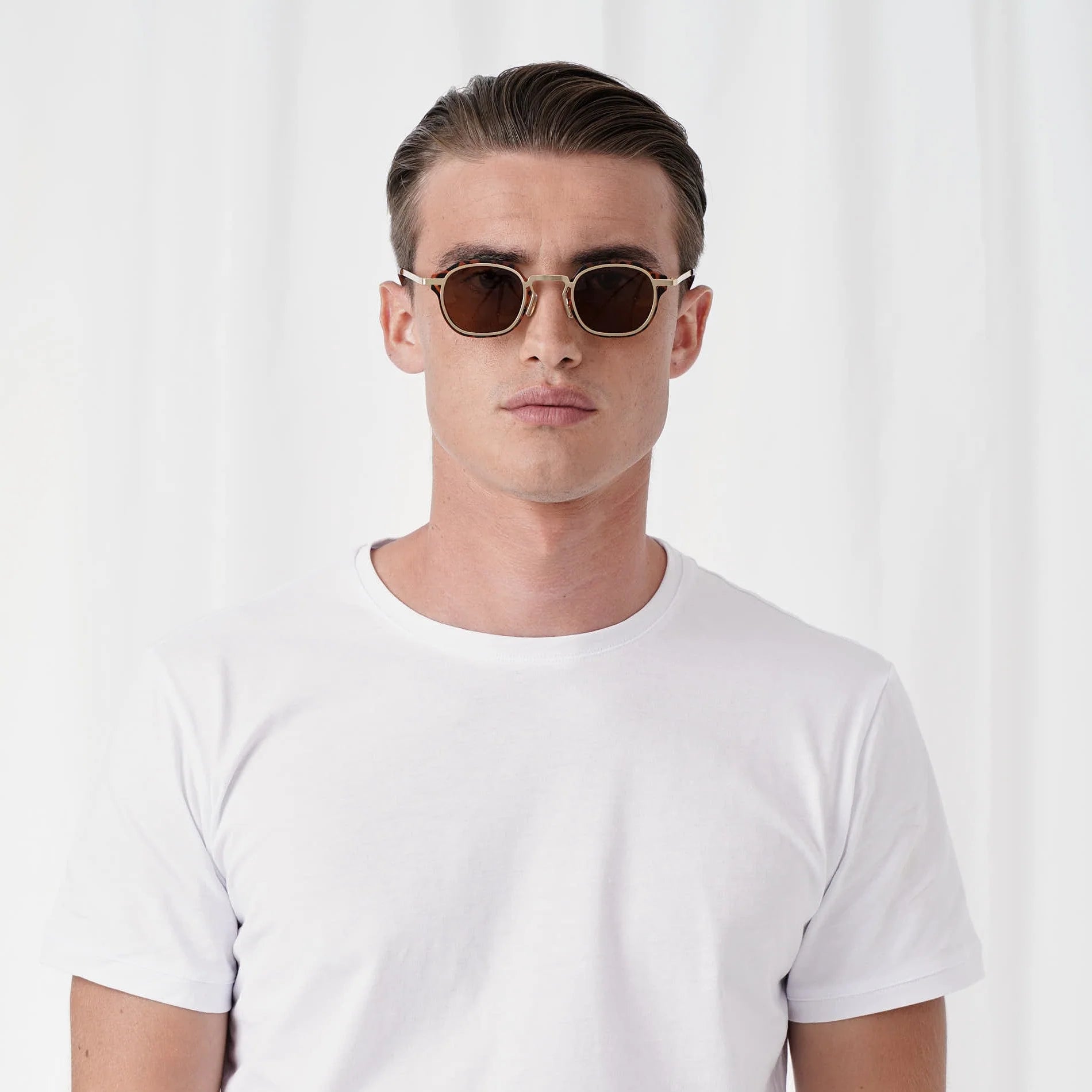 GLASSES MORGAN - MATT TORTOISE & GOLD / BROWN