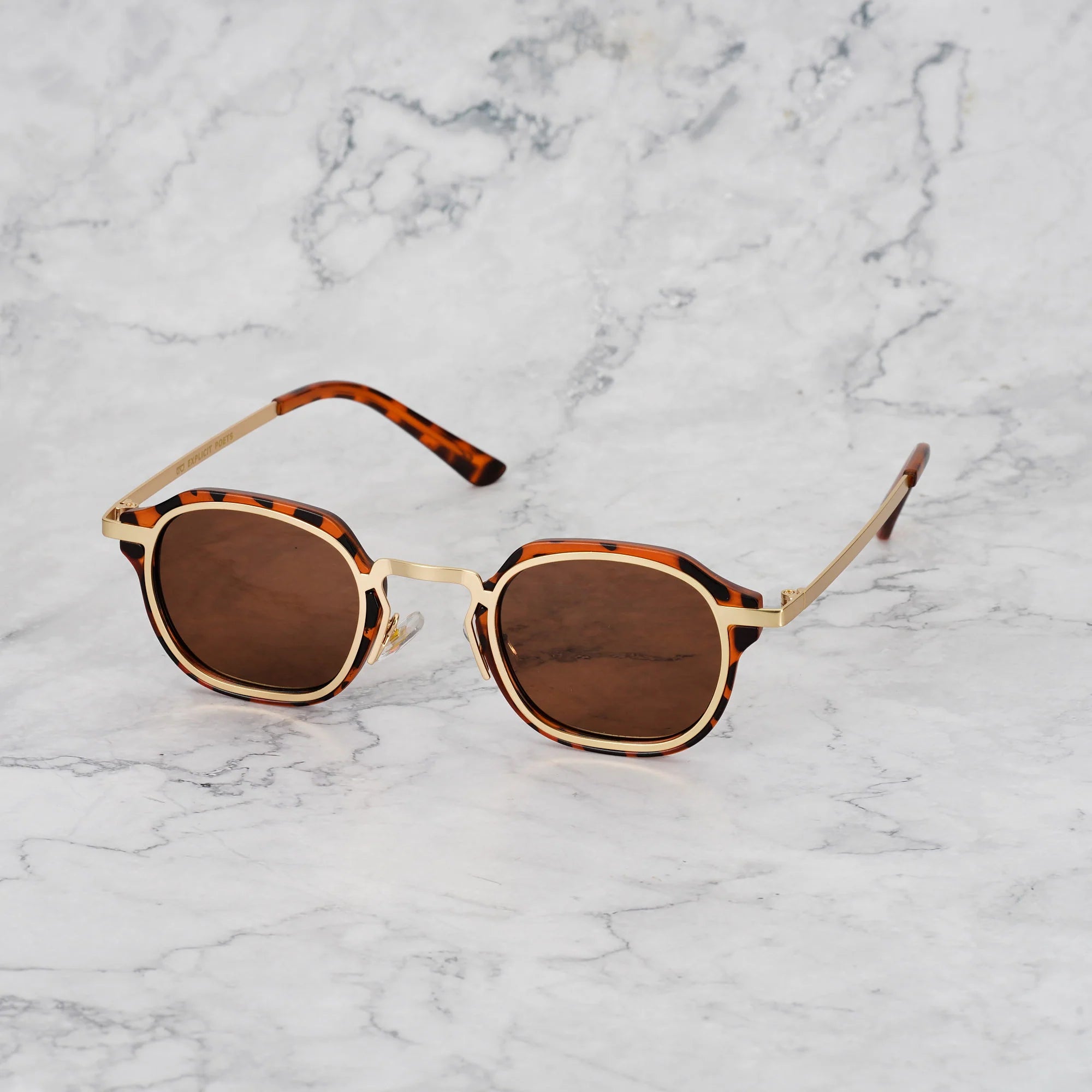 GLASSES MORGAN - MATT TORTOISE & GOLD / BROWN