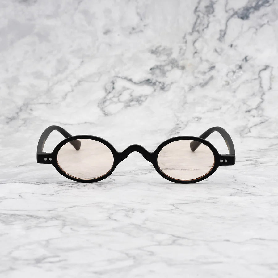 GLASSES LIAM - MATT BLACK / PEACH