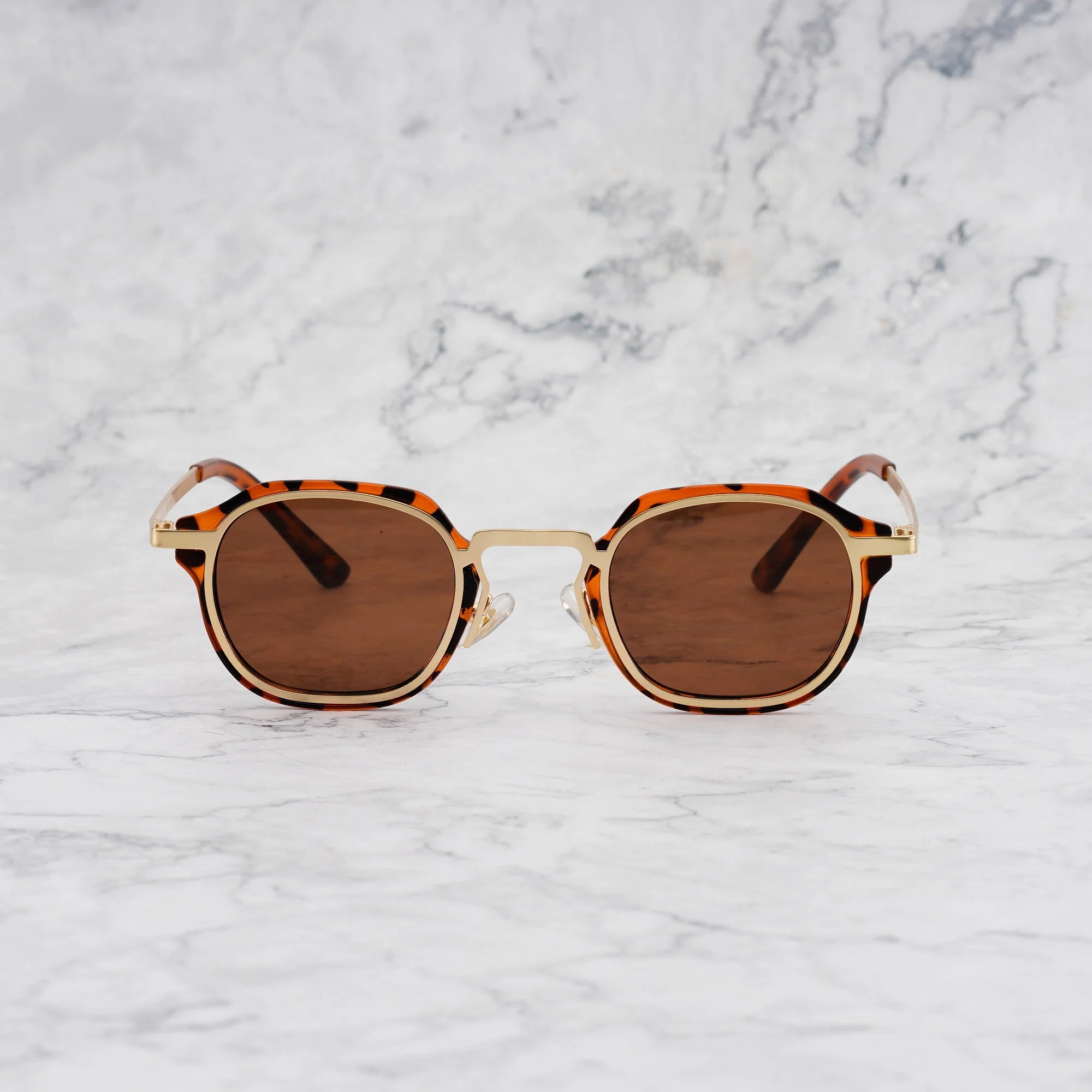 GLASSES MORGAN - MATT TORTOISE & GOLD / BROWN