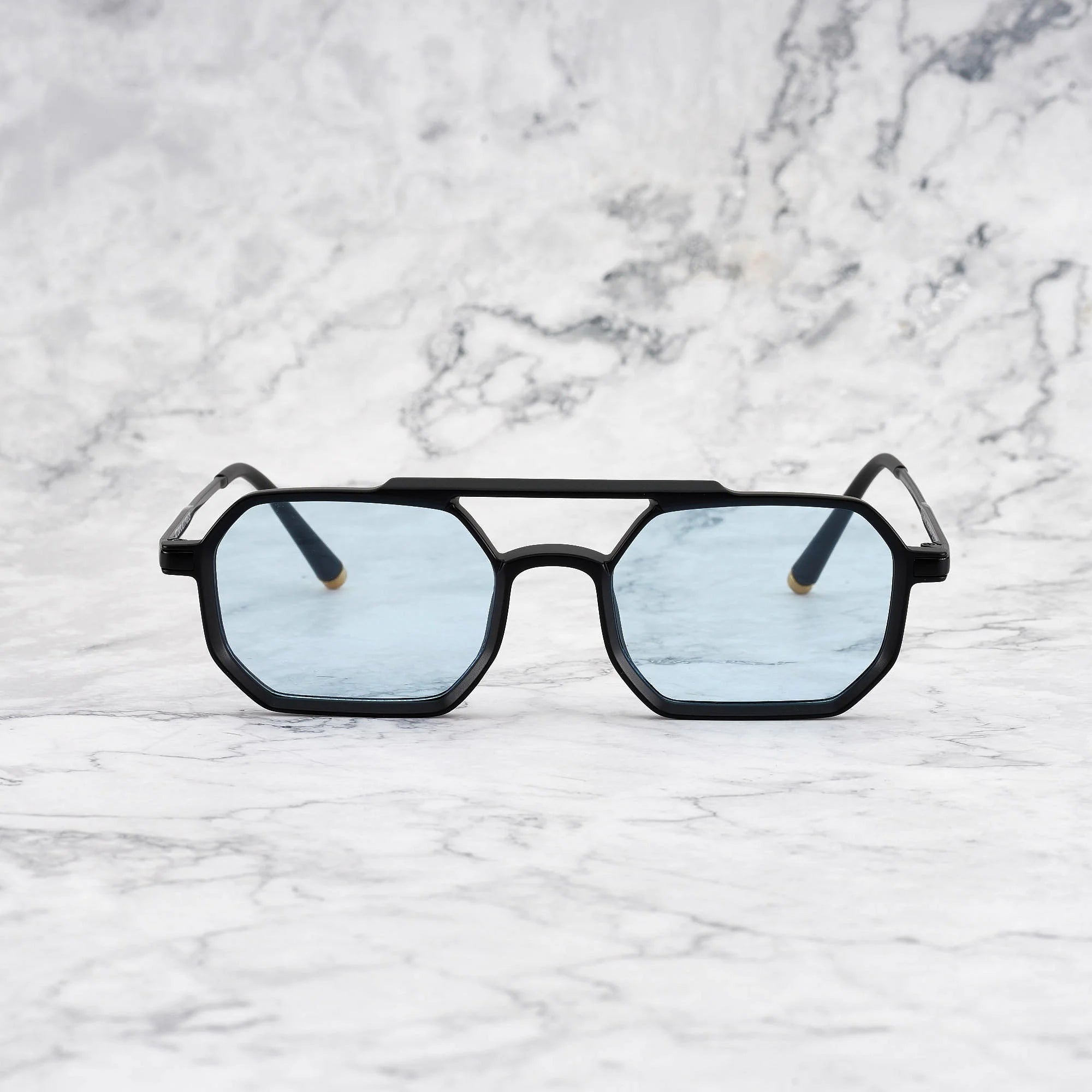 GLASSES RICHARD - MATT BLACK / BLUE