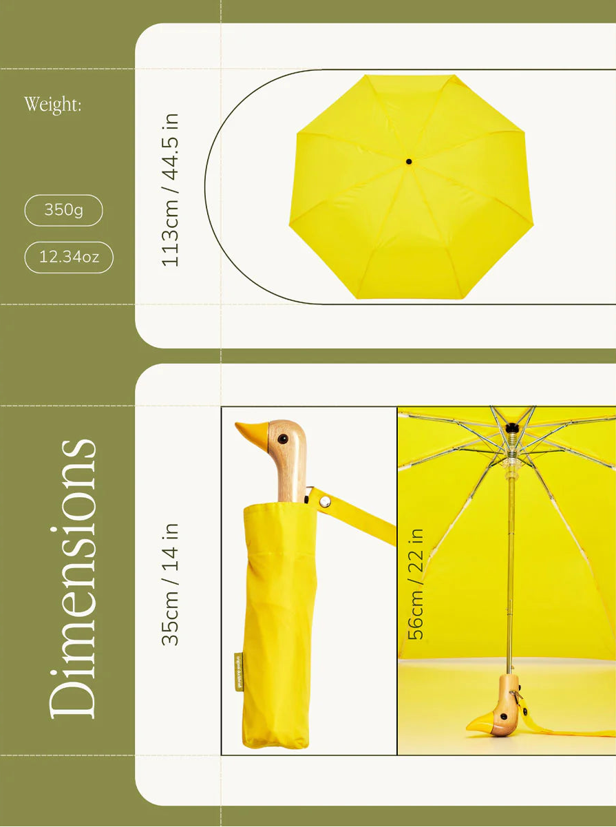 Duck Umbrella - Yellow