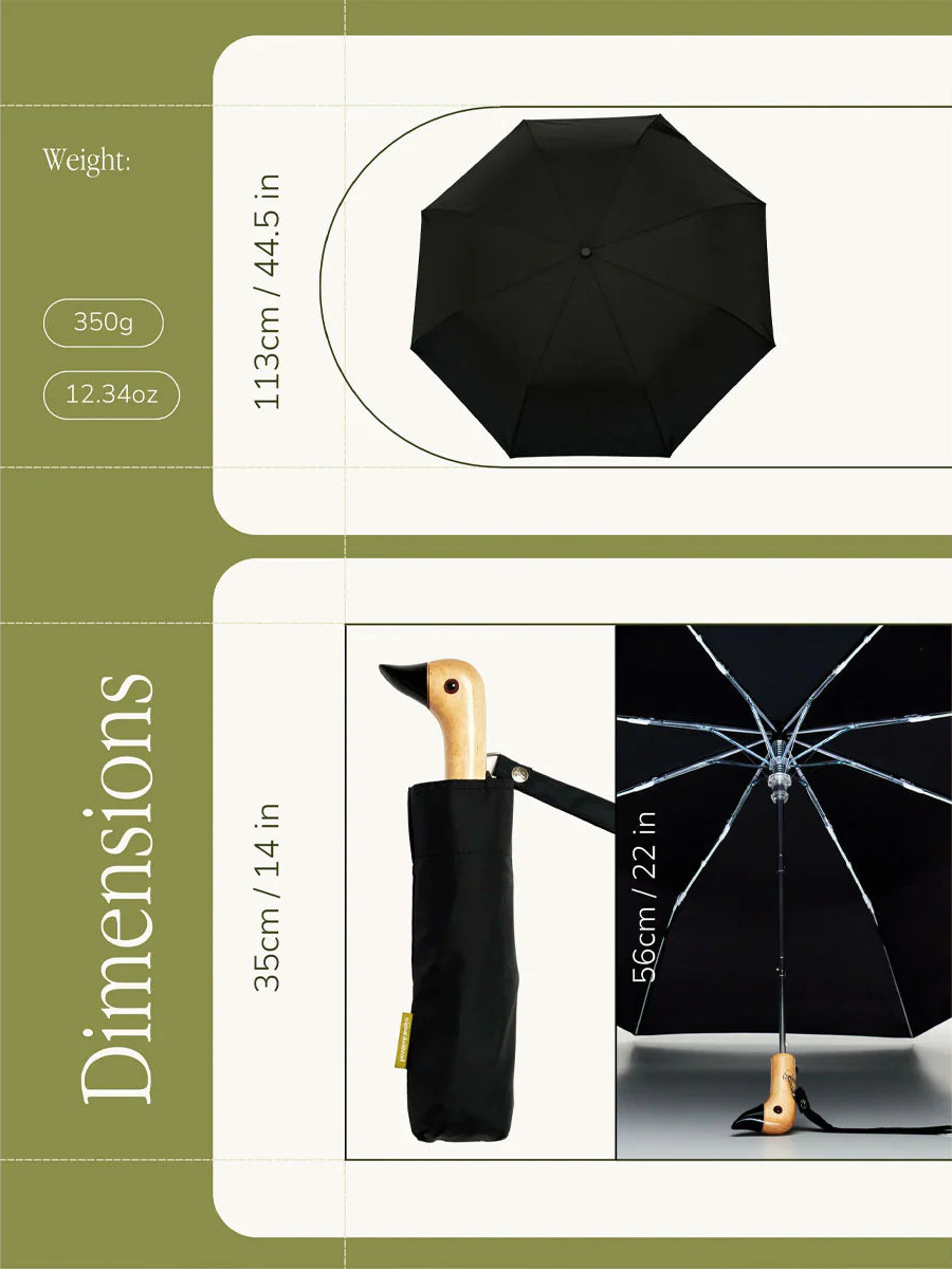 Duck Umbrella - Black