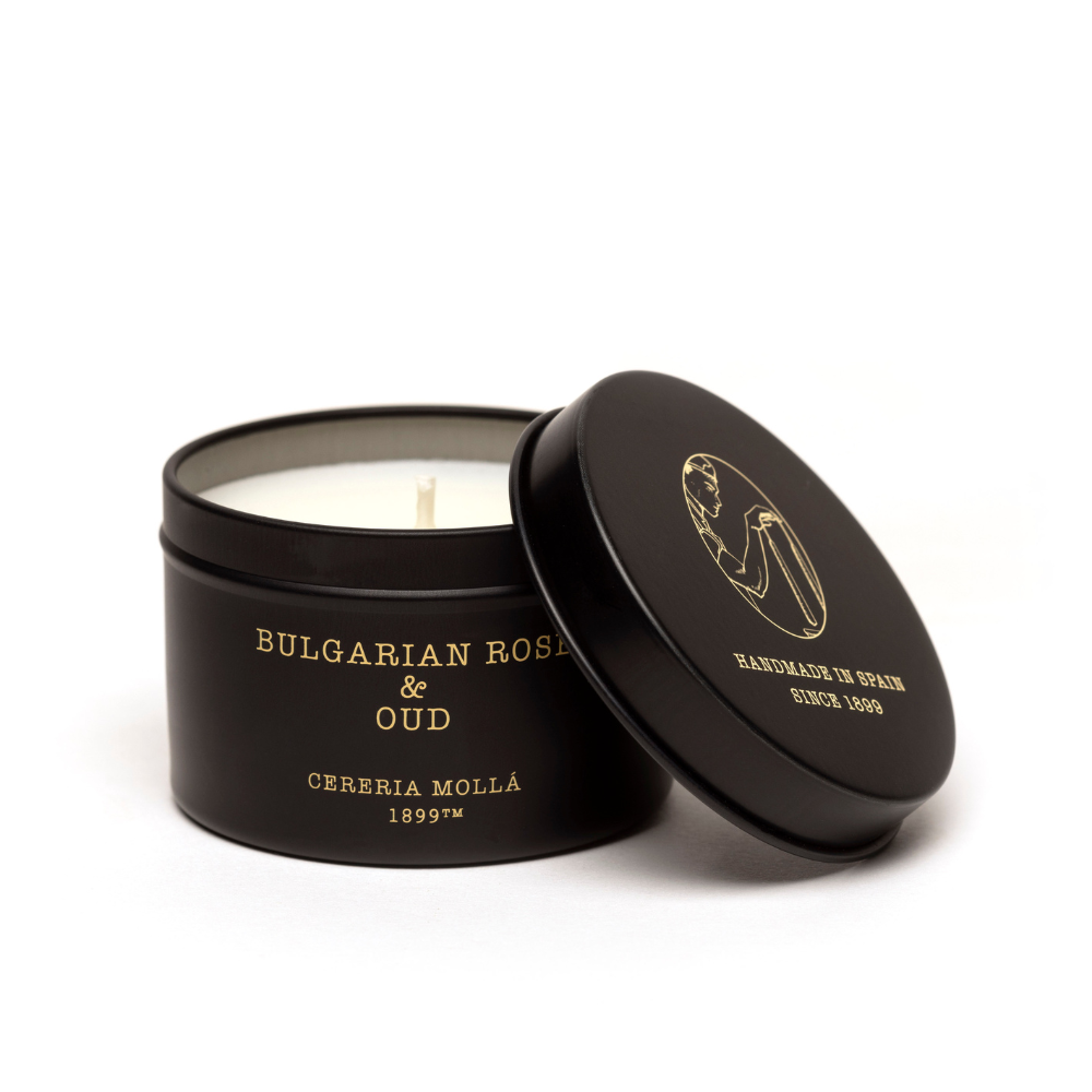 Bulgarian Rose & Oud 90g Travel Tin Candle