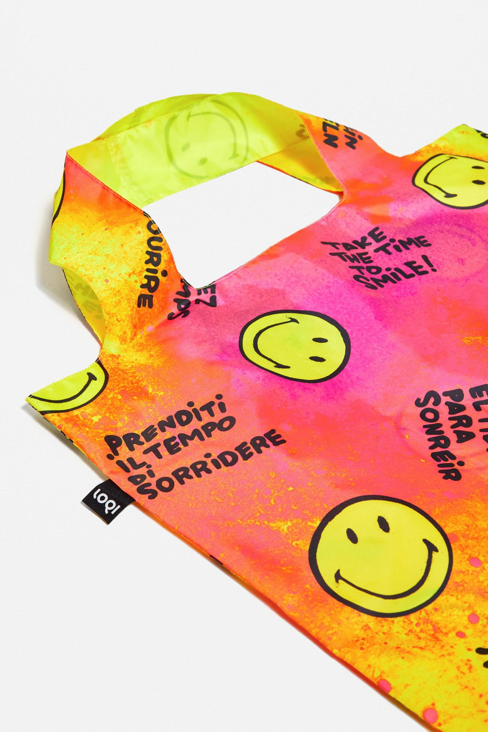 Tote Bag "Smiley Time To Smile"