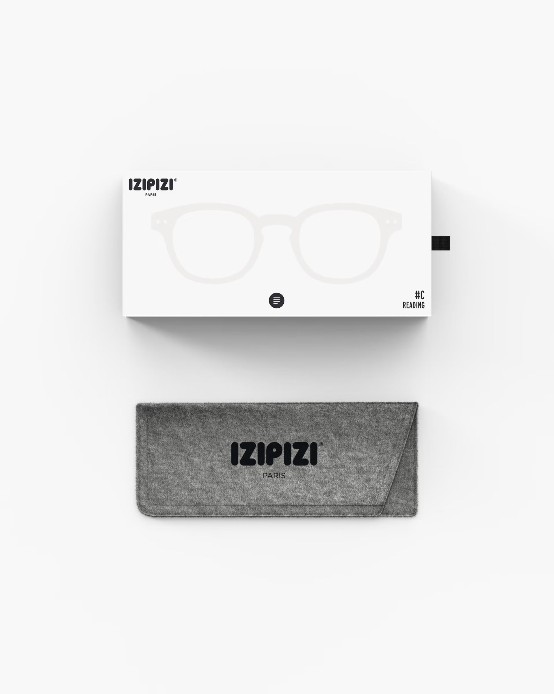READING GLASSES - #C CRYSTAL +2,5