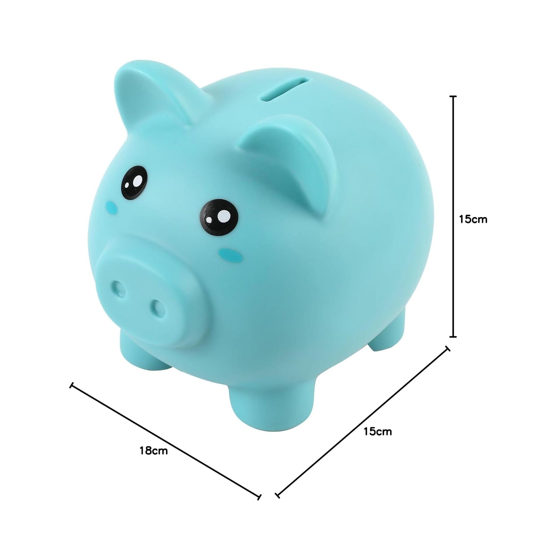 Piggy Bank Blue