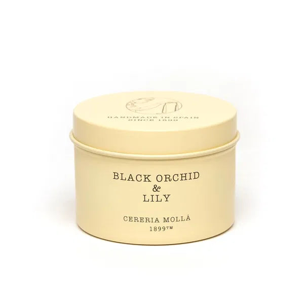 Black Orchid & Lily 90g Travel Tin Candle