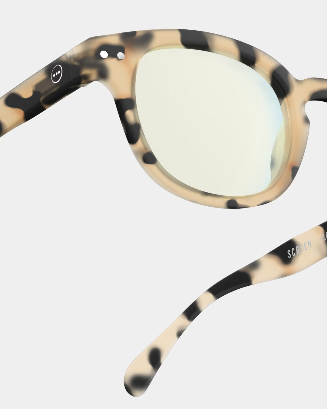 READING SCREEN GLASSES - #C LIGHT TORTOISE +1,5
