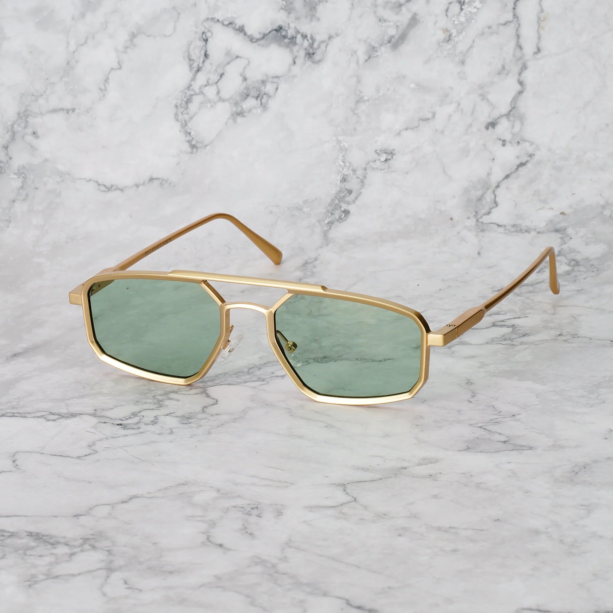 GLASSES PABLO - GOLD / GREEN
