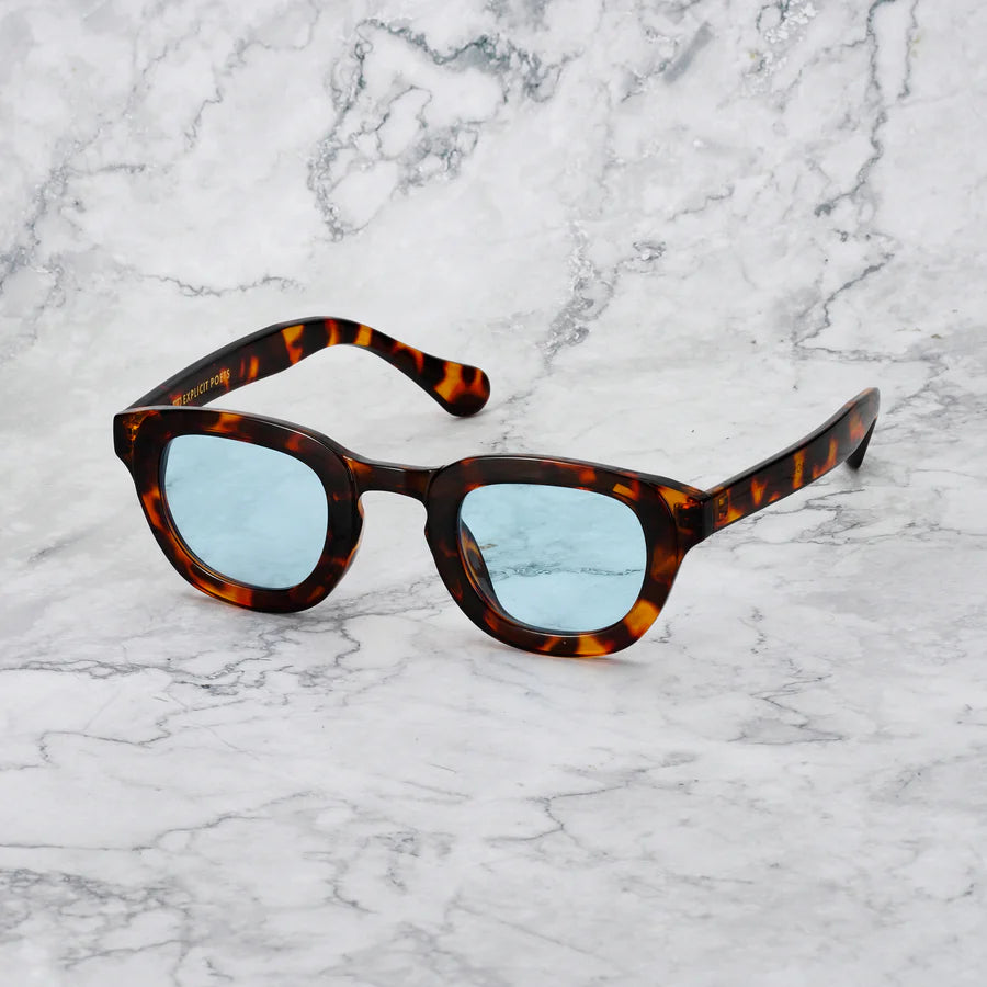 GLASSES ROBIN - MATT TORTOISE / BLUE