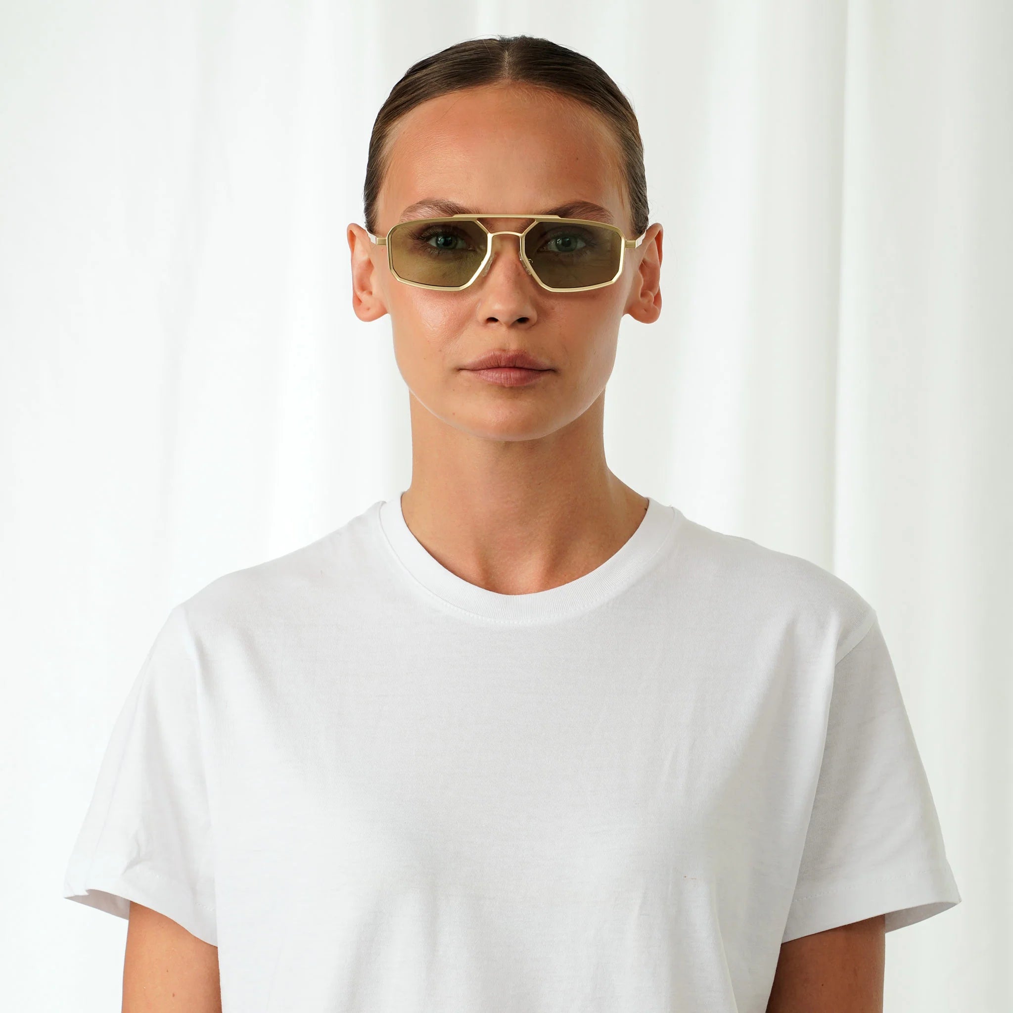 GLASSES PABLO - GOLD / GREEN