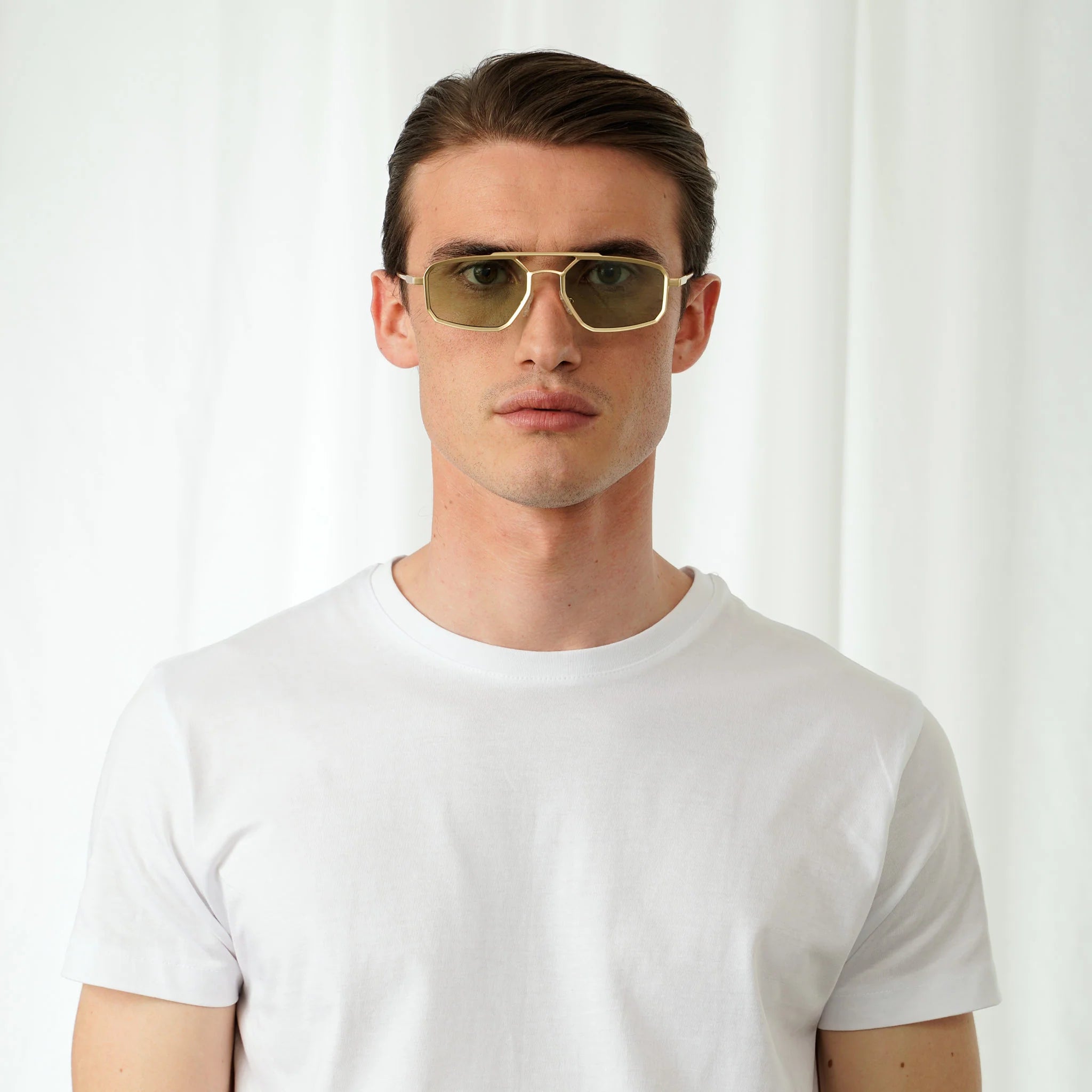 GLASSES PABLO - GOLD / GREEN