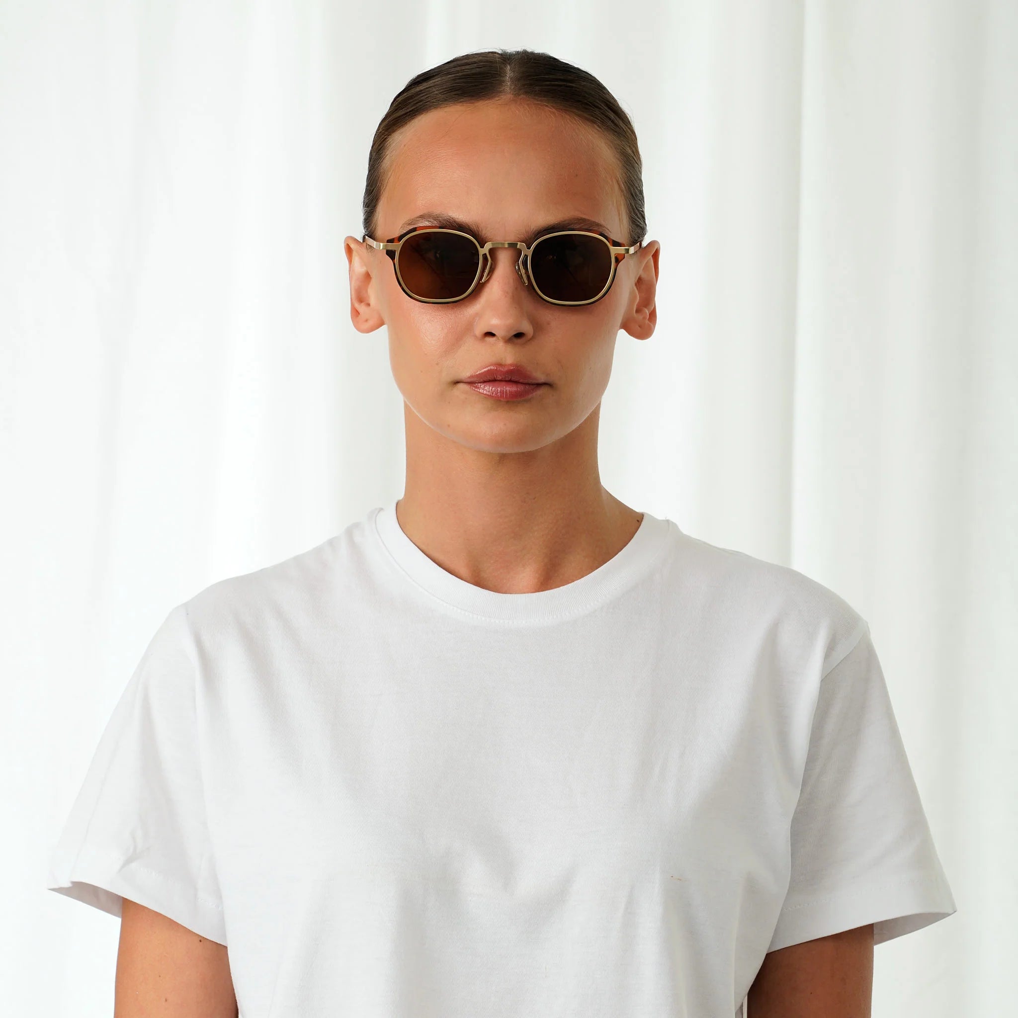 GLASSES MORGAN - MATT TORTOISE & GOLD / BROWN