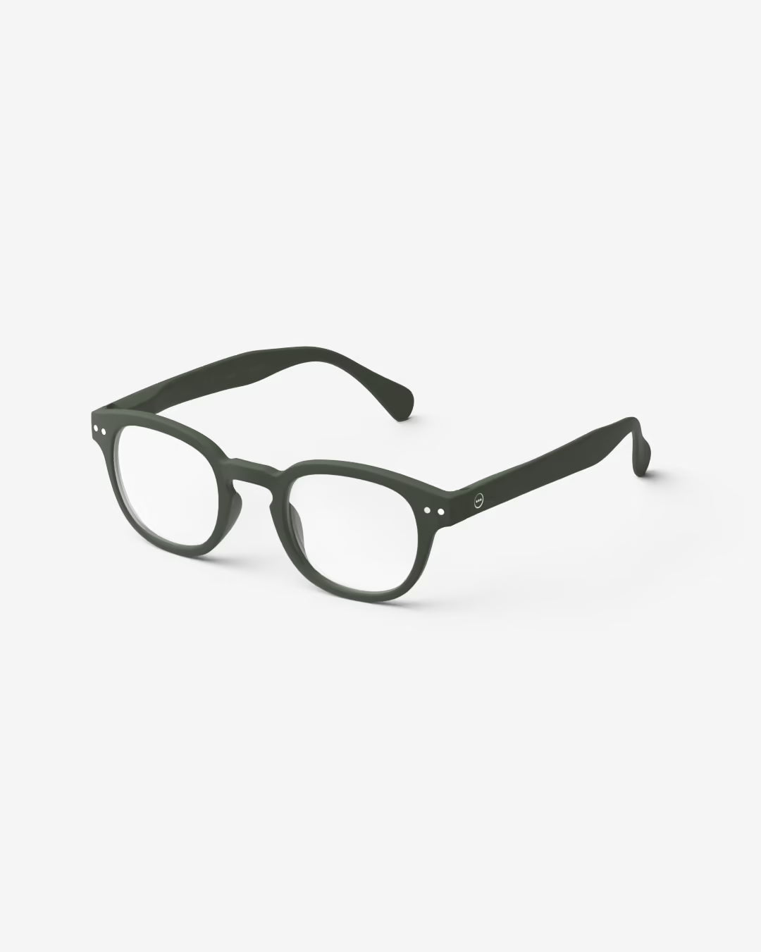 READING GLASSES - #C KAKI GREEN +2