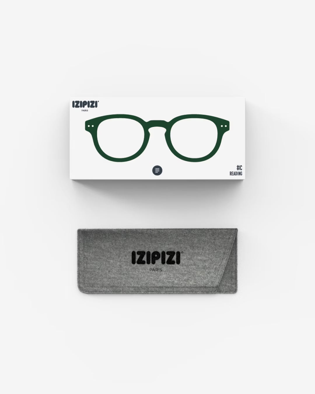 READING GLASSES - #C KAKI GREEN +2