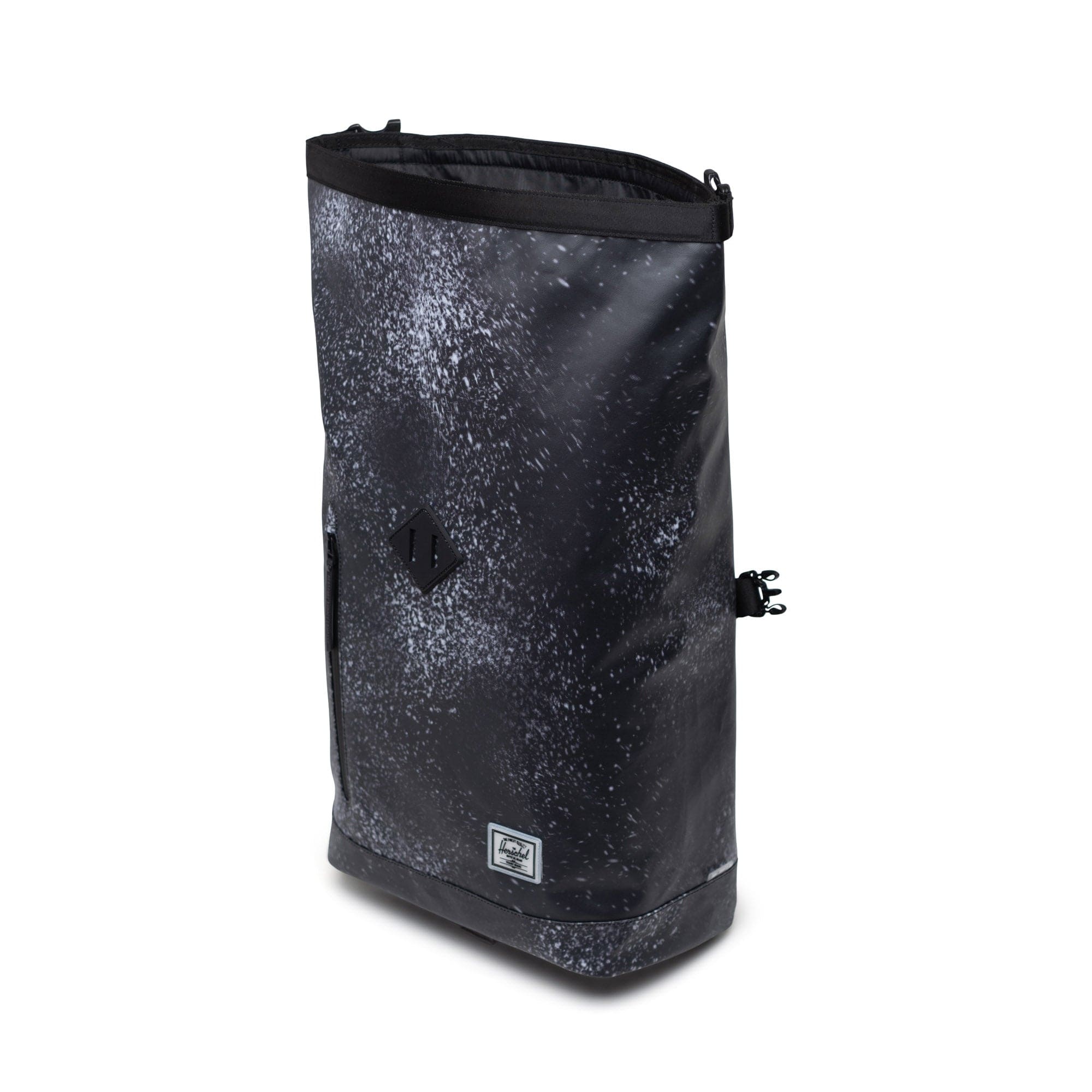 Roll Top Backpack Spray Paint Distress