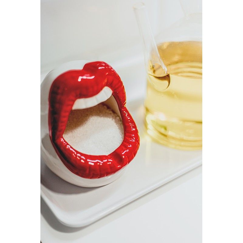 Ashtray / Multi-purpose Container "Mouth" - Red
