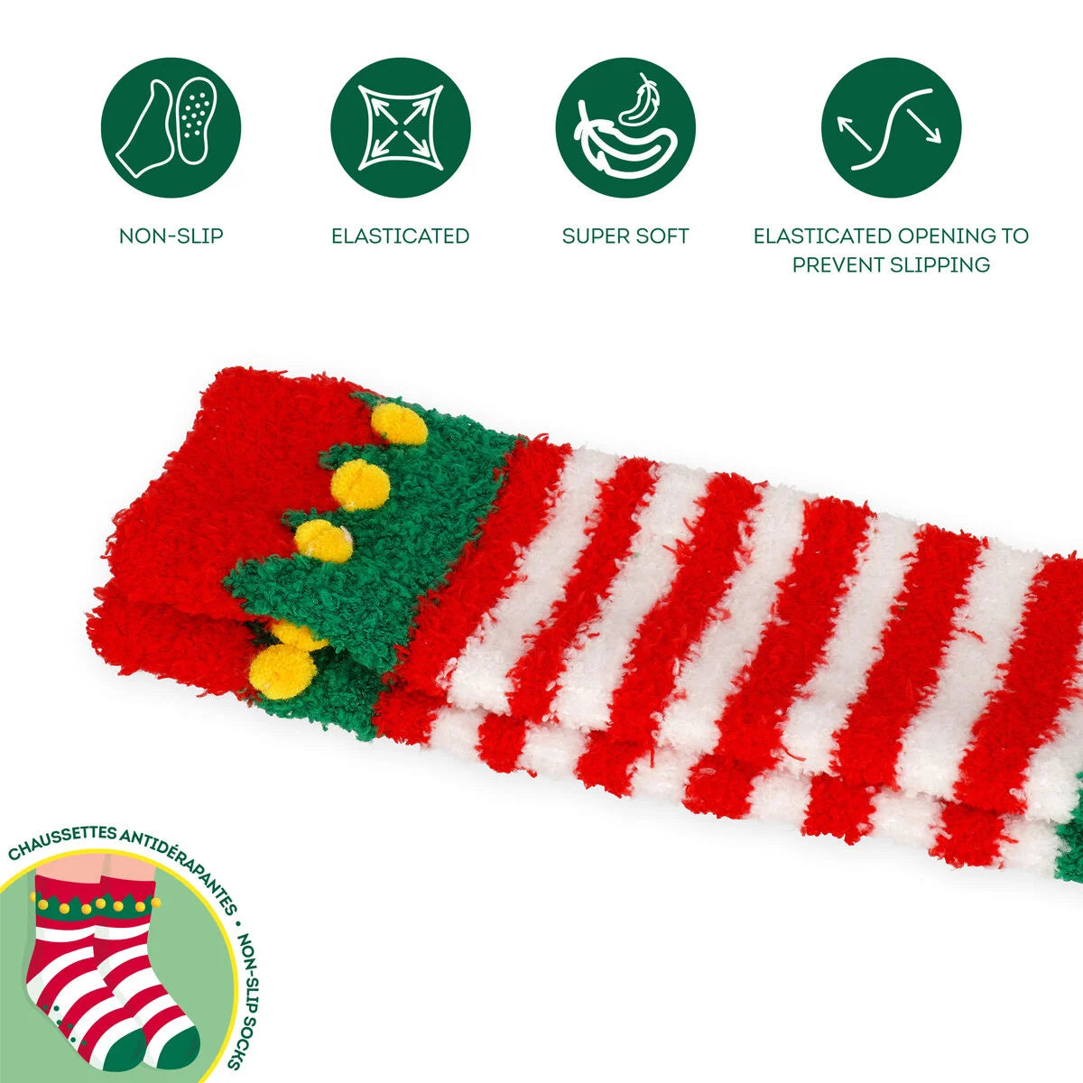 LEGAMI MEIAS NON-SLIP SOCKS - IT'S A MATCH! - ELF