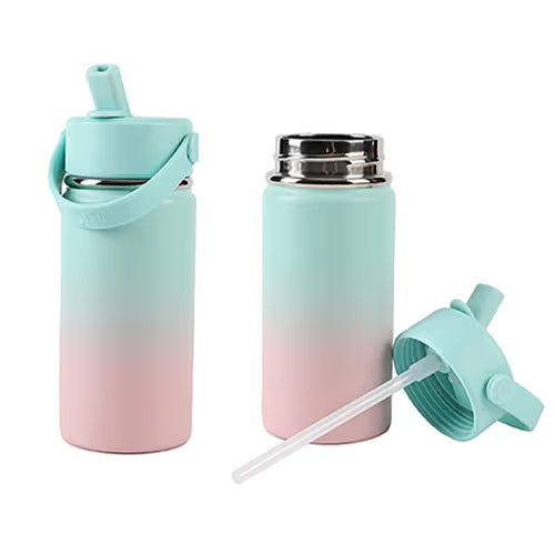Thermal Bottle 400ml With Handle Pink/blue