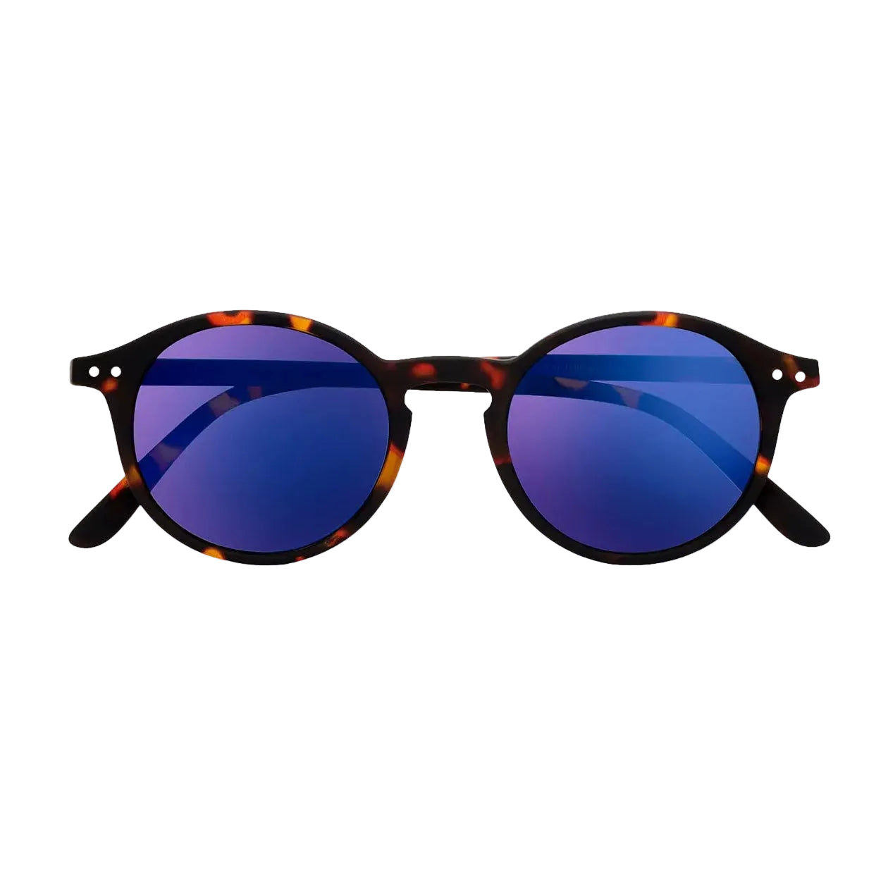 SUN SUNGLASSES - #D TORTOISE MIRROR LENS