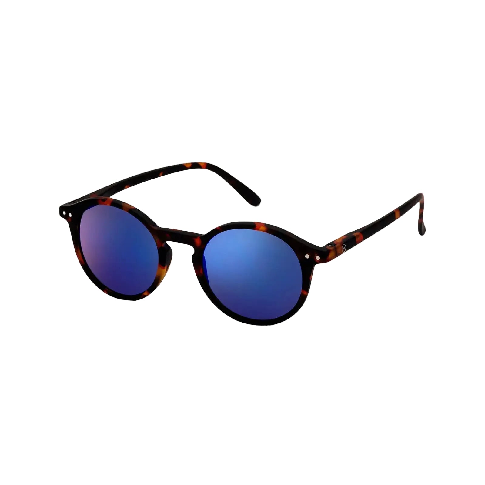 SUN SUNGLASSES - #D TORTOISE MIRROR LENS