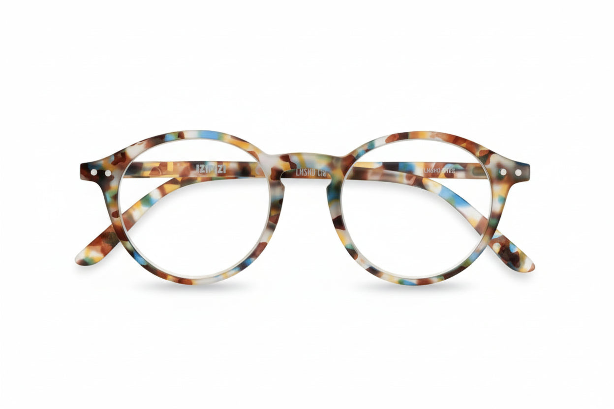 READING GLASSES - #D BLUE TORTOISE