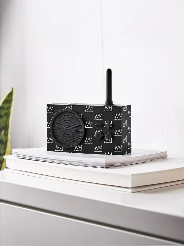 FM Radio & Bluetooth® speaker Tykho 3 (Jean-Michel Basquiat crown black)