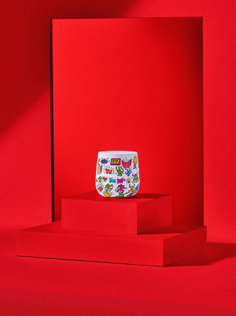 Bluetooth® speaker Mino+ (Keith Haring happy white)