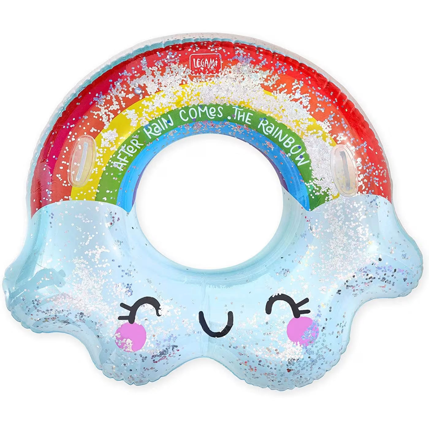 INFLATABLE MAXI POOL RING - MAXI POOL RING - RAINBOW