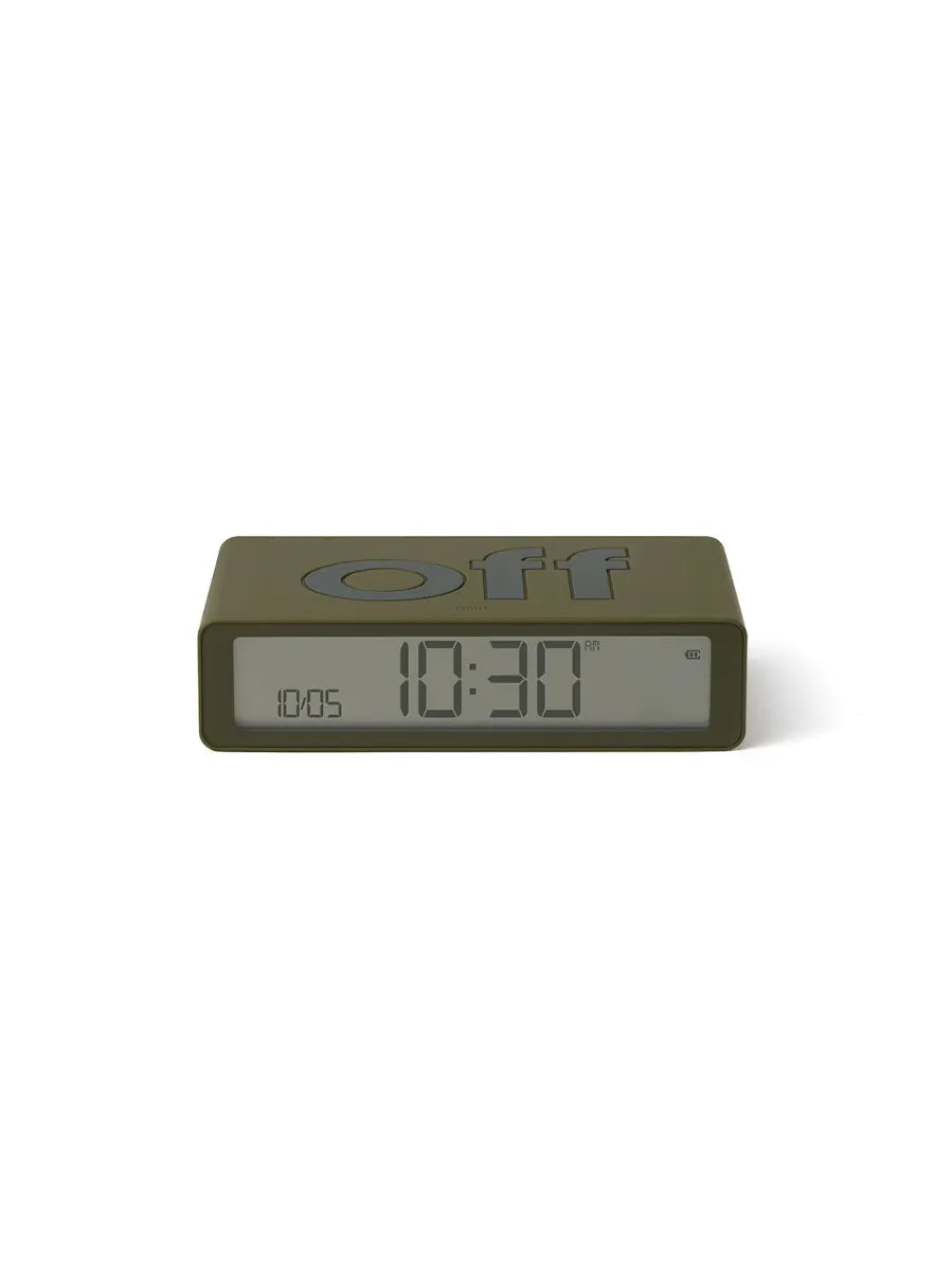 LCD alarm clock FLIP Classic (khaki)