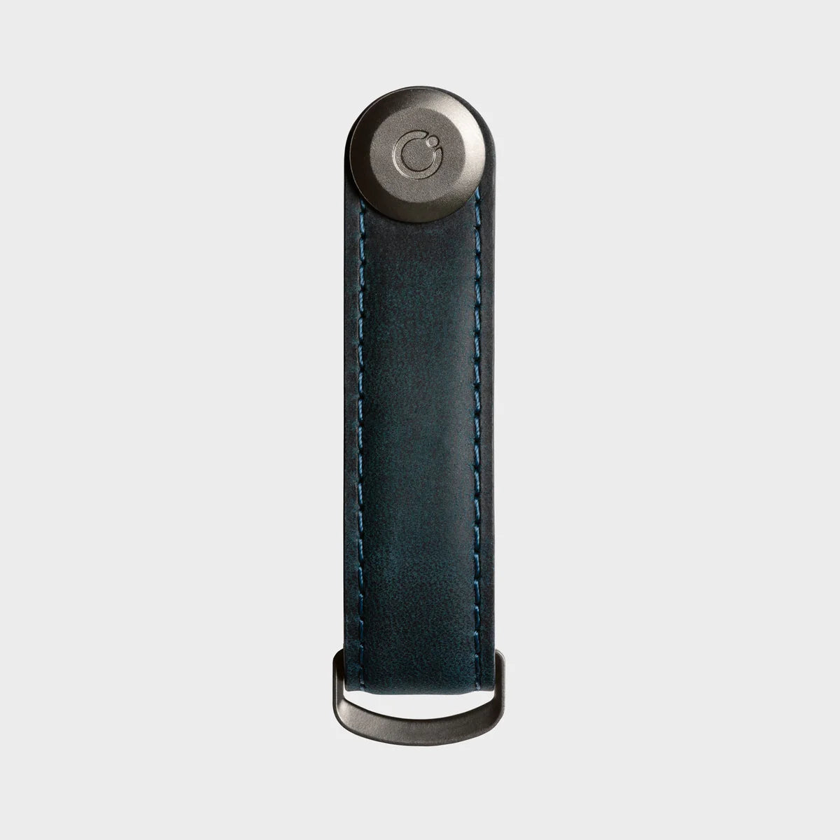 Key Organiser Crazy Horse - Marine Blue with Blue Stitching