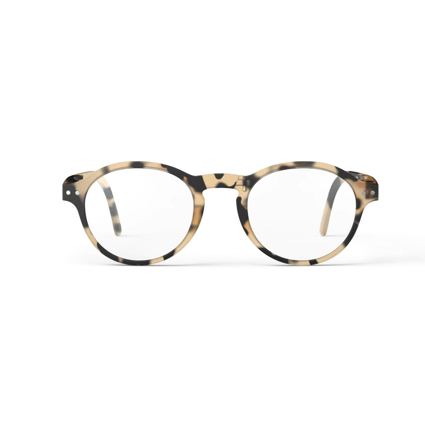 READING GLASSES - #F LIGHT TORTOISE +2