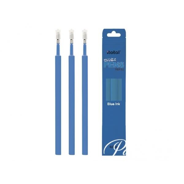 Erasable Ink Refill 3pcs, Blue