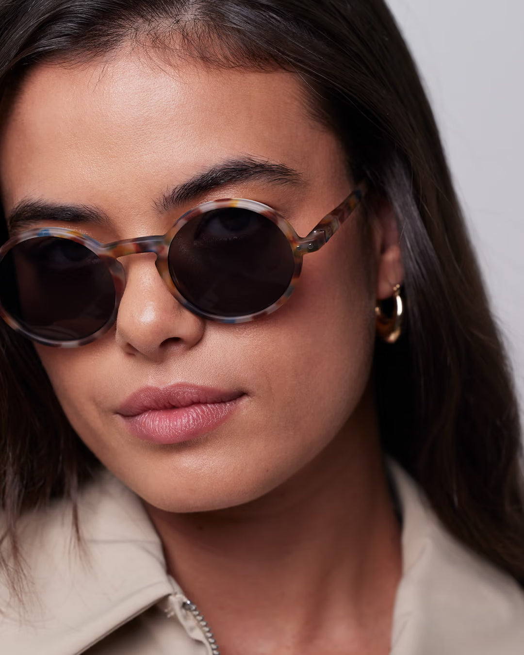 SUN SUNGLASSES - #G BLUE TORTOISE