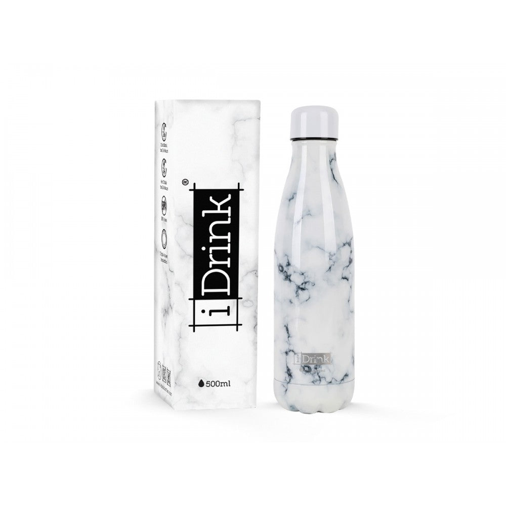 Thermal Bottle 500ml MARBLE WHITE