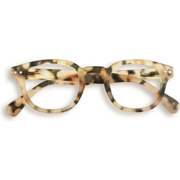 READING SCREEN GLASSES - #C LIGHT TORTOISE +2
