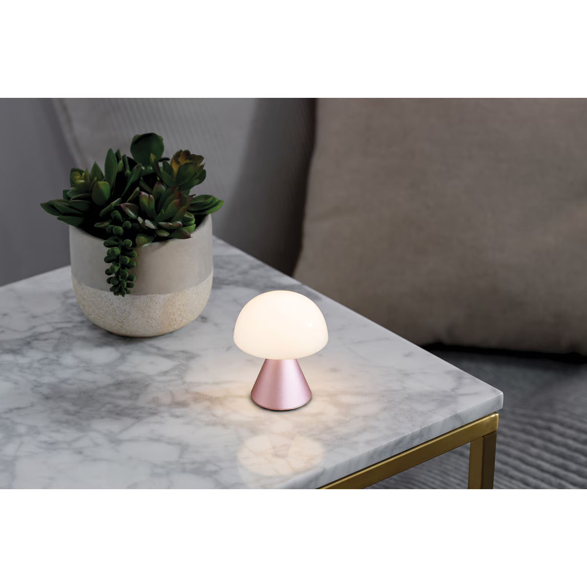 LED lamp Mina (alu light pink)