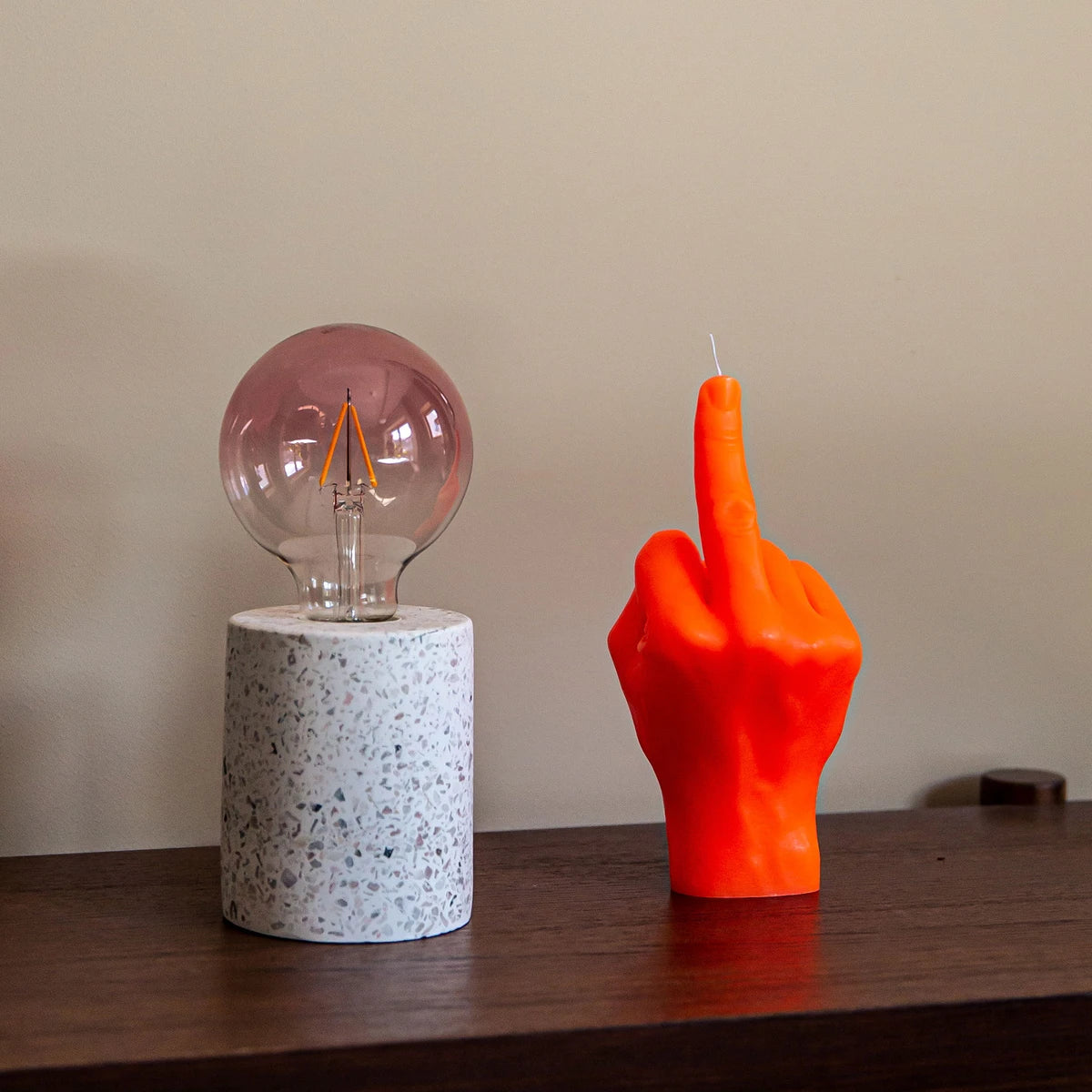 Candle F*ck you (Neon Orange)